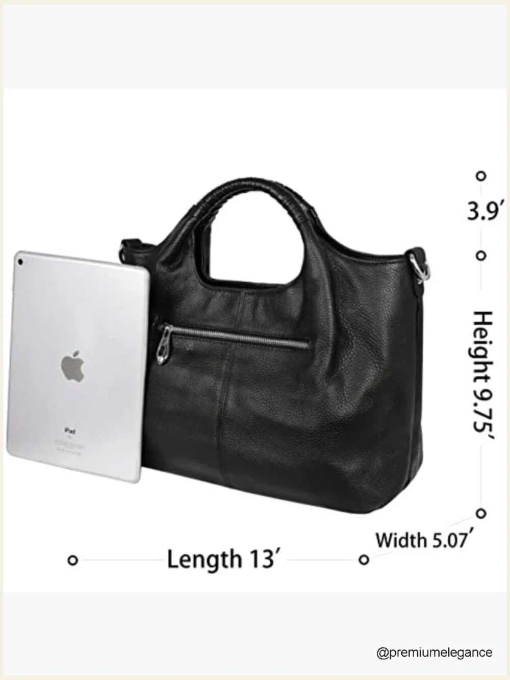 Genuine Leather Top Handle Satchel Crossbody Bag Tote